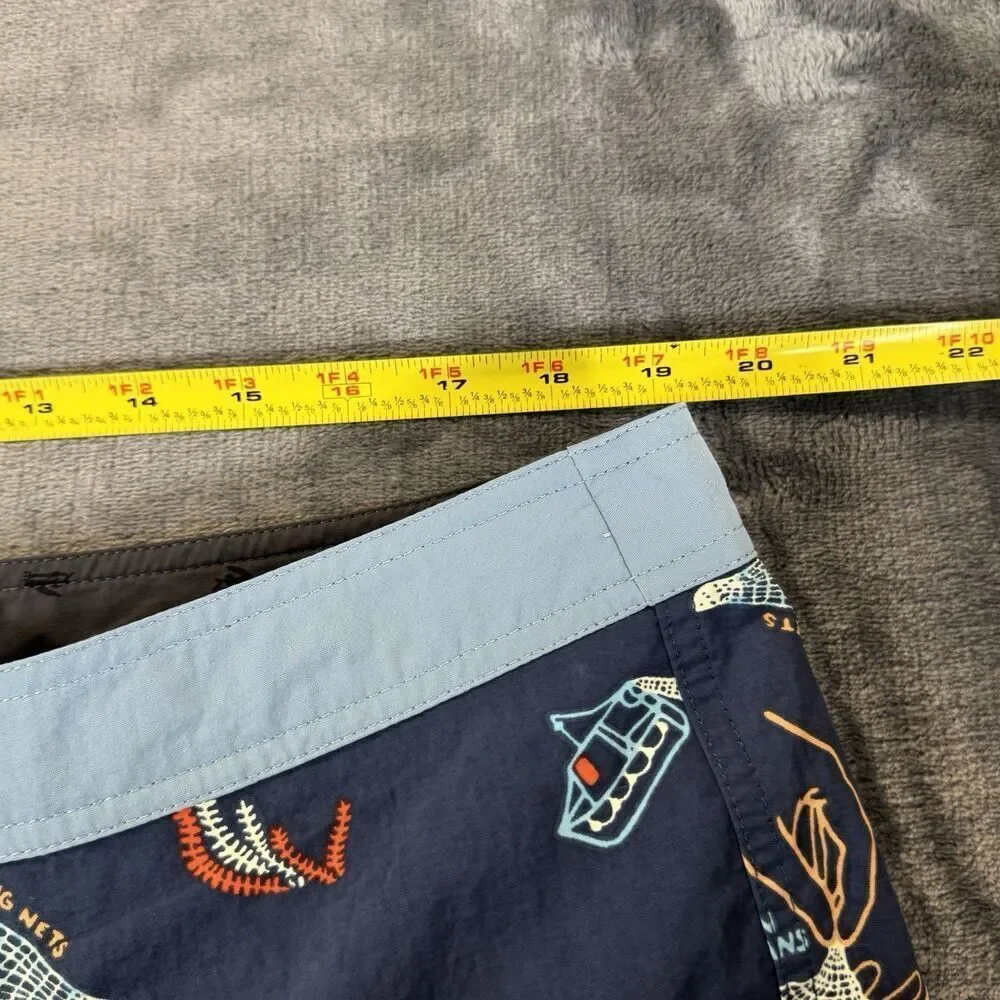 Patagonia Sz  38 Wavefarer Board Shorts Swim Trunks Clean Ocean Currents NWOT